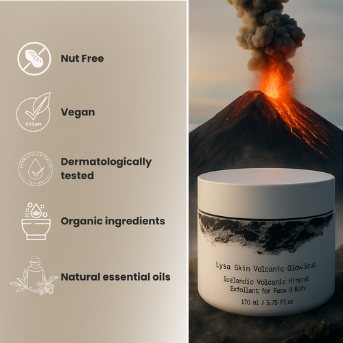 Lysa Skin Volcanic Glow Face & Body Scrub